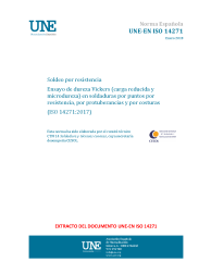 UNE-EN ISO 14271:2018