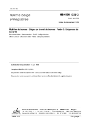 NBN EN 1335-2:2009