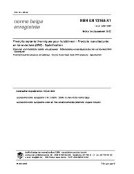 NBN EN 13168/A1:2004