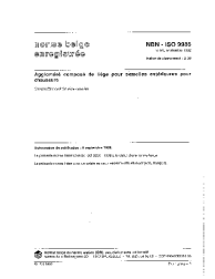 NBN ISO 9986:1992