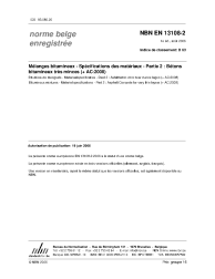 NBN EN 13108-2:2006