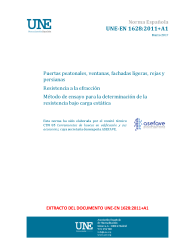 UNE-EN 1628:2011+A1:2017