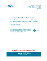 UNE-EN ISO 23118:2022