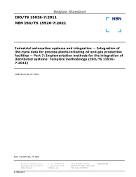 NBN ISO/TS 15926-7:2021