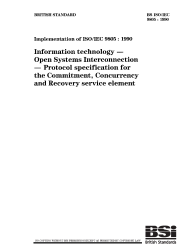 BS ISO/IEC 9805:1990