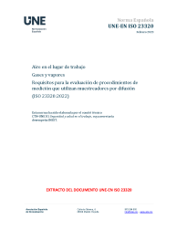 UNE-EN ISO 23320:2023