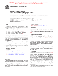 ASTM D3776/D3776M-09ae2