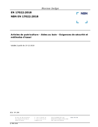 NBN EN 17022:2018