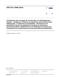 CEN/TR 17005:2016
