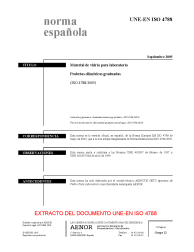 UNE-EN ISO 4788:2005 (R2010)