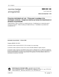 NBN EN 169:2003