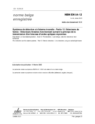 NBN EN 54-12:2003