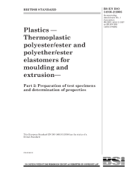 BS EN ISO 14910-2:2006