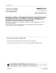NBN EN 1247:2004