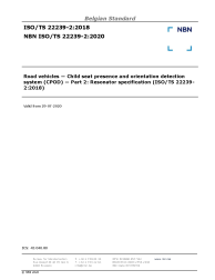NBN ISO/TS 22239-2:2020