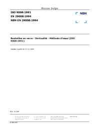 NBN EN 29008:1994