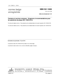 NBN ISO 13009:2015