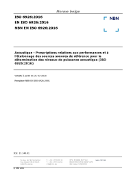 NBN EN ISO 6926:2016
