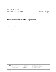 NBN EN 16747:2015