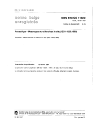 NBN EN ISO 11820:1997