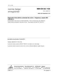NBN EN ISO 7439:2011