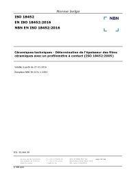 NBN EN ISO 18452:2016