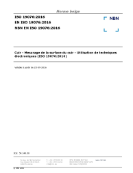 NBN EN ISO 19076:2016