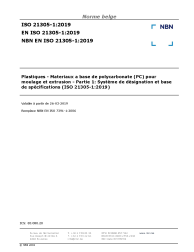 NBN EN ISO 21305-1:2019