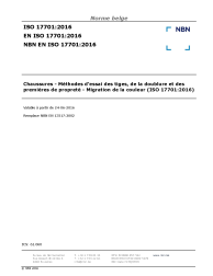 NBN EN ISO 17701:2016