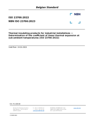 NBN ISO 23766:2023