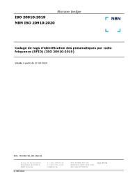 NBN ISO 20910:2020
