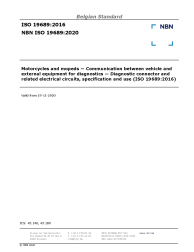 NBN ISO 19689:2020