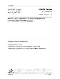 NBN EN ISO 536:2012
