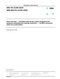 NBN ISO/TS 21104:2020