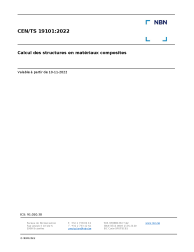 CEN/TS 19101:2022