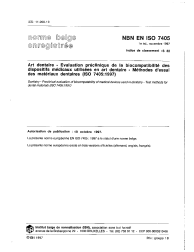 NBN EN ISO 7405:1997