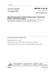NBN EN 13103+A2:2012