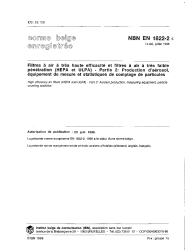 NBN EN 1822-2:1998