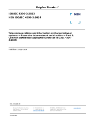 NBN ISO/IEC 4396-3:2024