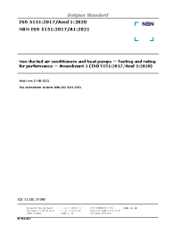 NBN ISO 5151:2017/A1:2021