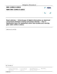 NBN ISO 11992-3:2021