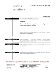 UNE-EN 60335-2-75:2005/A1:2005