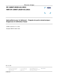 NBN EN 16867:2020+A1:2021