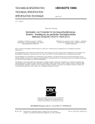 CEN ISO/TS 13004:2014