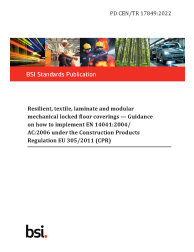 PD CEN TR 17849:2022