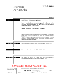 UNE-EN 14204:2013 (R2019)