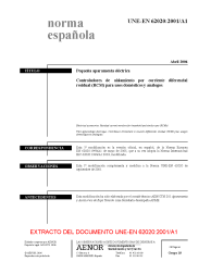UNE-EN 62020:2001/A1:2006