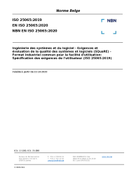 NBN EN ISO 25065:2020