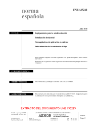 UNE 135223:2010 (R2016)