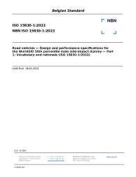 NBN ISO 15830-1:2023